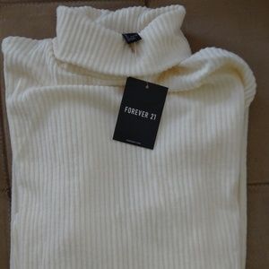 Forever 21 Cream Sweater Dress